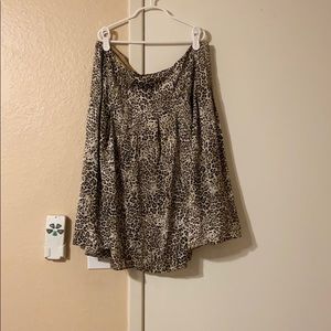 Leopard Print Skirt